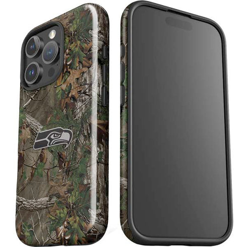 NFL Seattle Seahawks Realtree Xtra Green Camo iPhone 16 Pro Max Impact Case